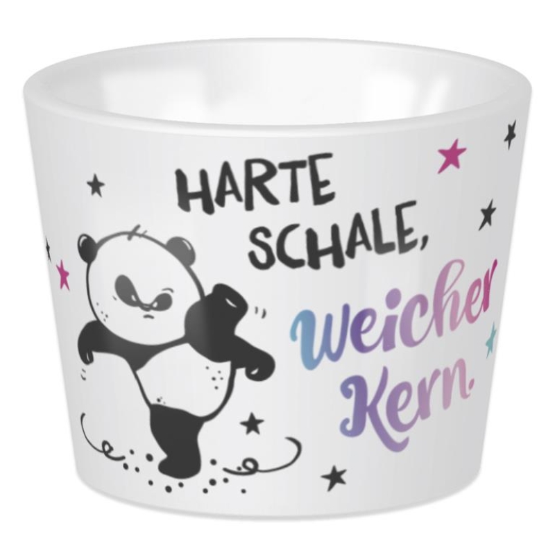 Eierbecher - Harte Schale, weicher Kern