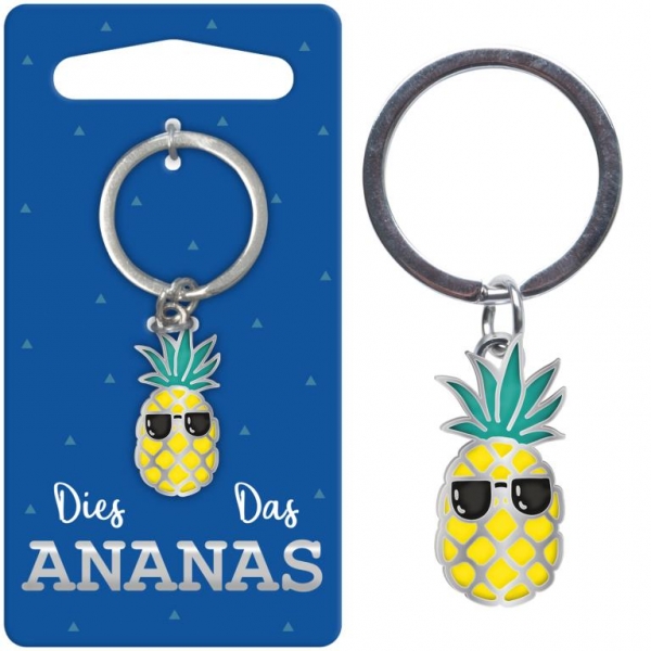 Dies das Ananas - Schlüsselanhänger Mini