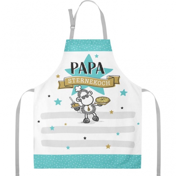 Küchenschürze - Papa  Sternekoch