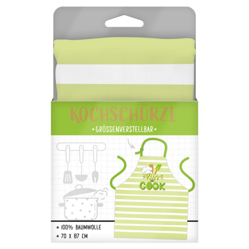 Küchenschürze - Kiss the cook