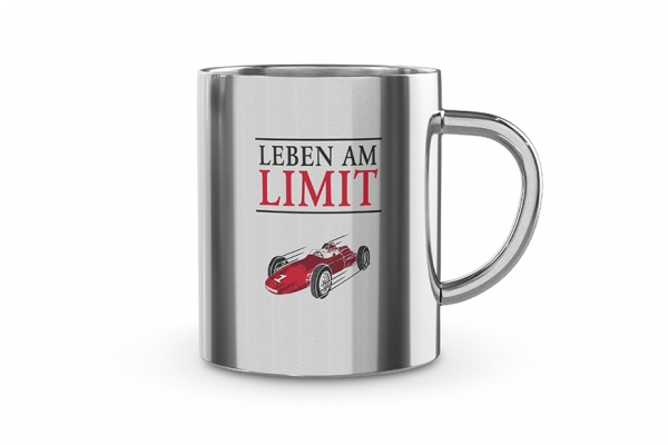 Thermo Edelstahlbecher - Leben am Limit