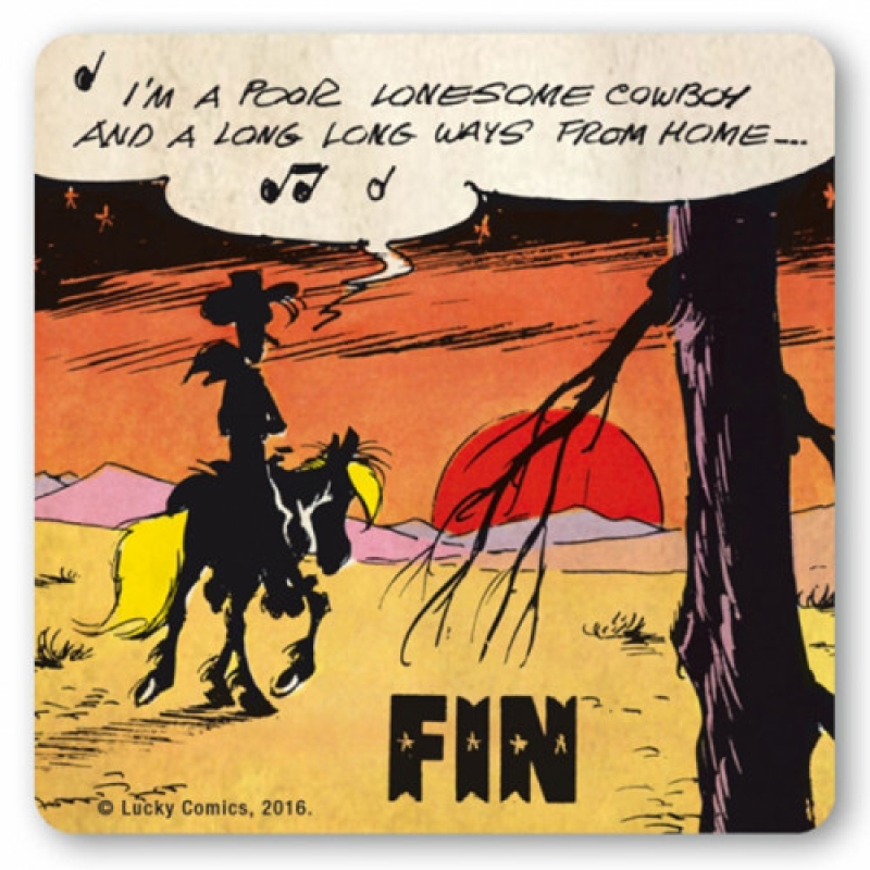 Untersetzer - Lucky Luke Fin