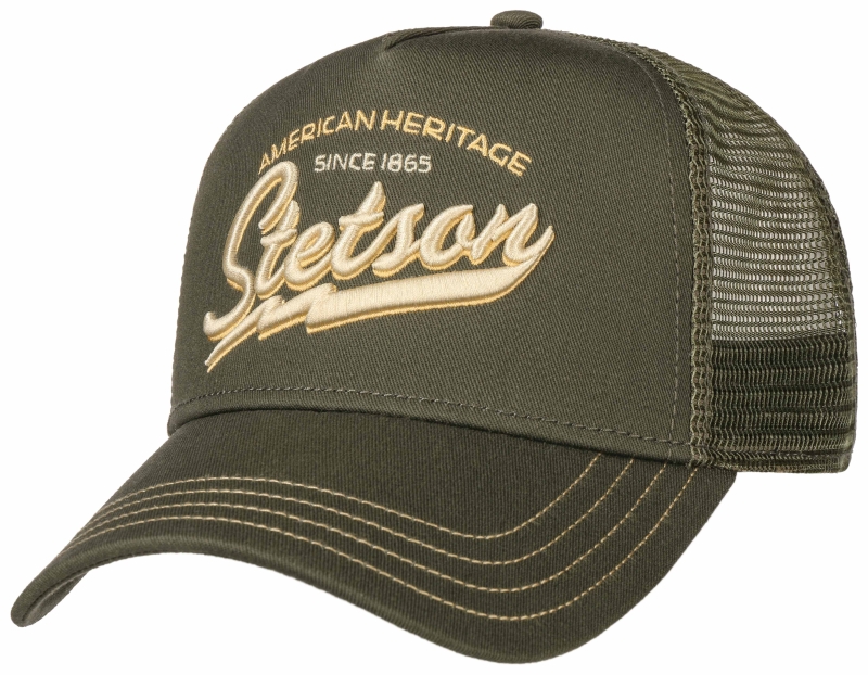 STETSON CAP - AMERICAN HERITAGE CLASSIC - olive