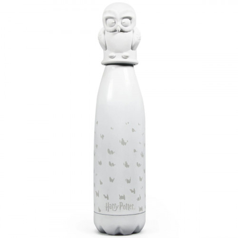 Wasserflasche (Metall) - Harry Potter - Hedwig