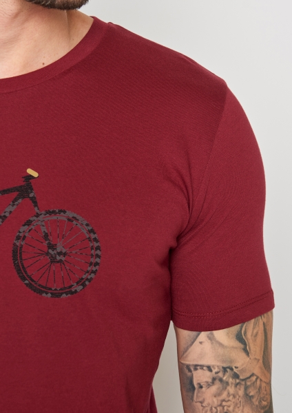 Bike Cross - burgundy