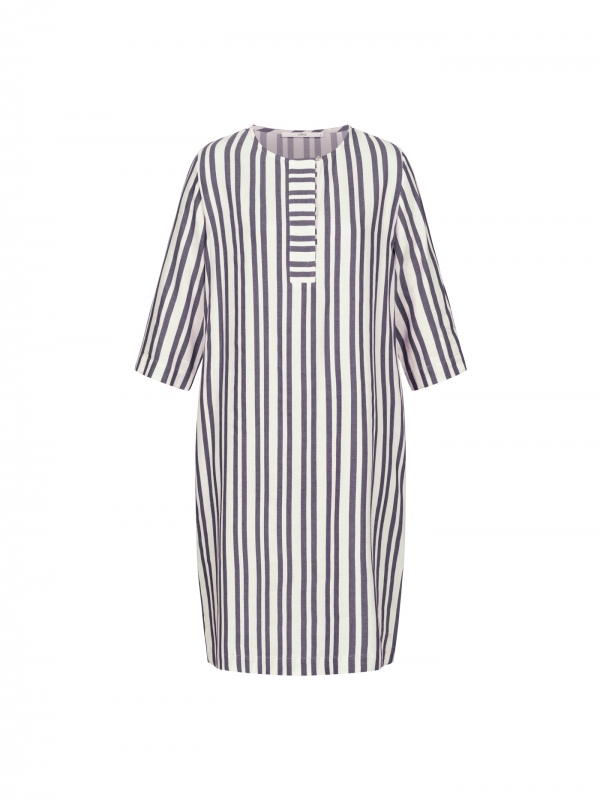 Kaftankleid - off white/atlantic