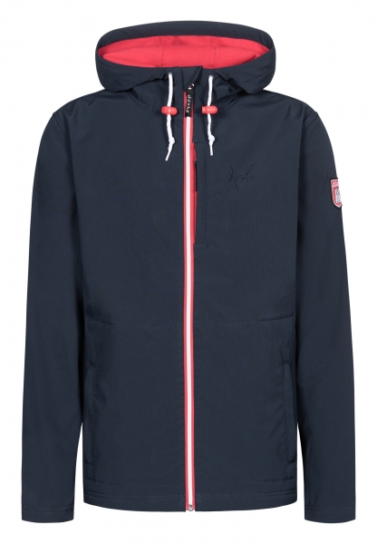 Softshelljacke navy red - Derbe