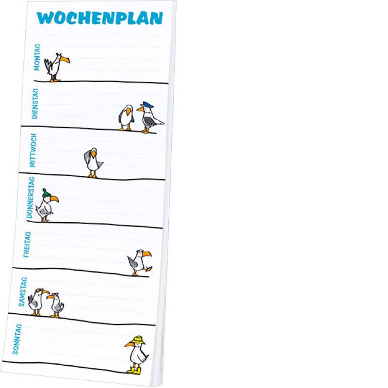 Kühlschrank-Blöckchen "Wochenplaner - Emma"