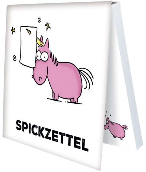 Klebezettel - Spickzettel