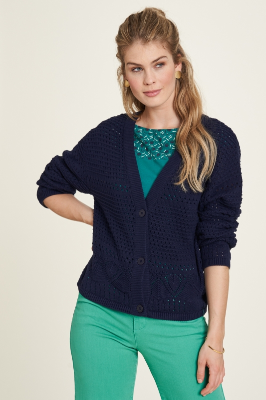 STRICKJACKE - marine