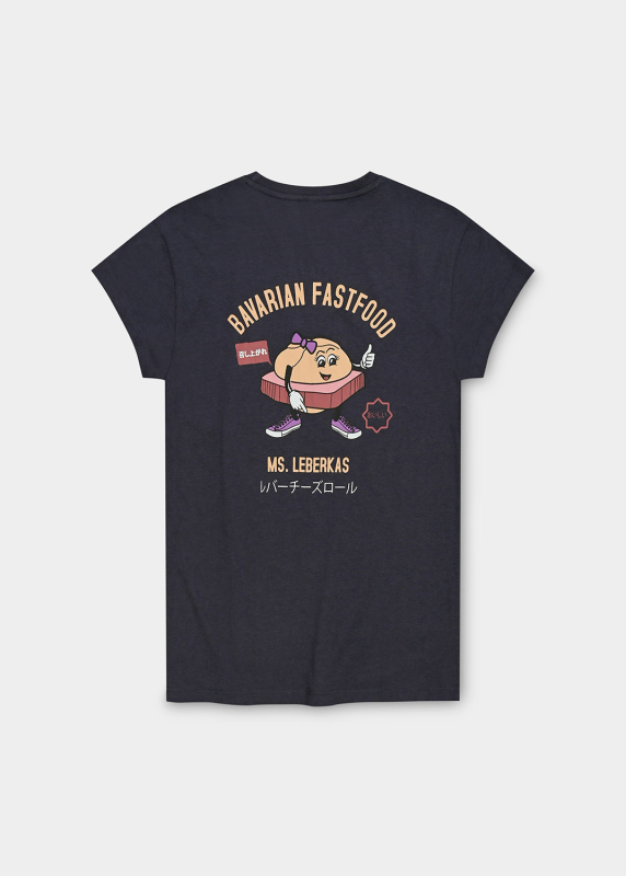 T-Shirt "Ms. Leberkas" - anthrazit
