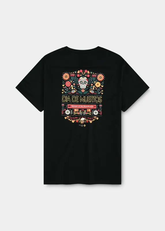 T-Shirt "Dia de muertos" - schwarz