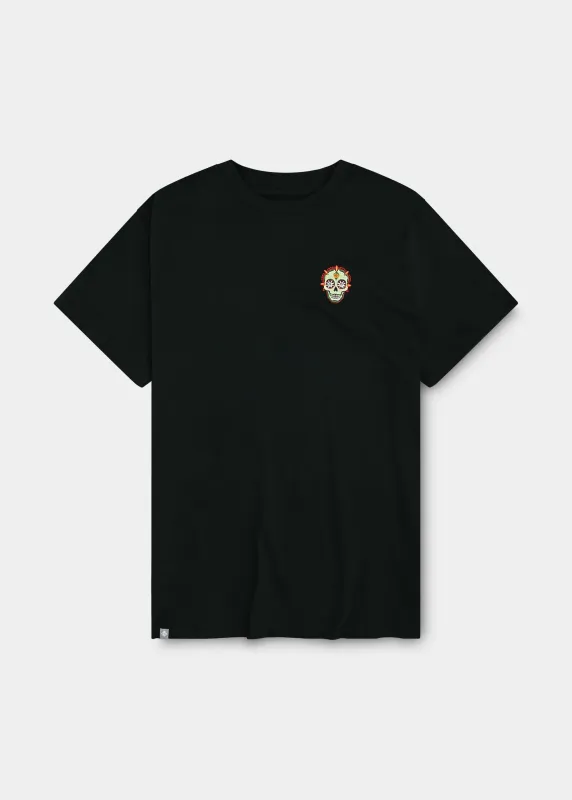 T-Shirt "Dia de muertos" - schwarz