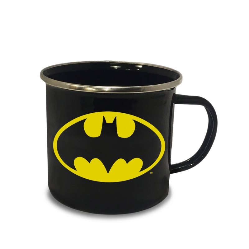 Emaillebecher  - DC Comics - Batman Logo -