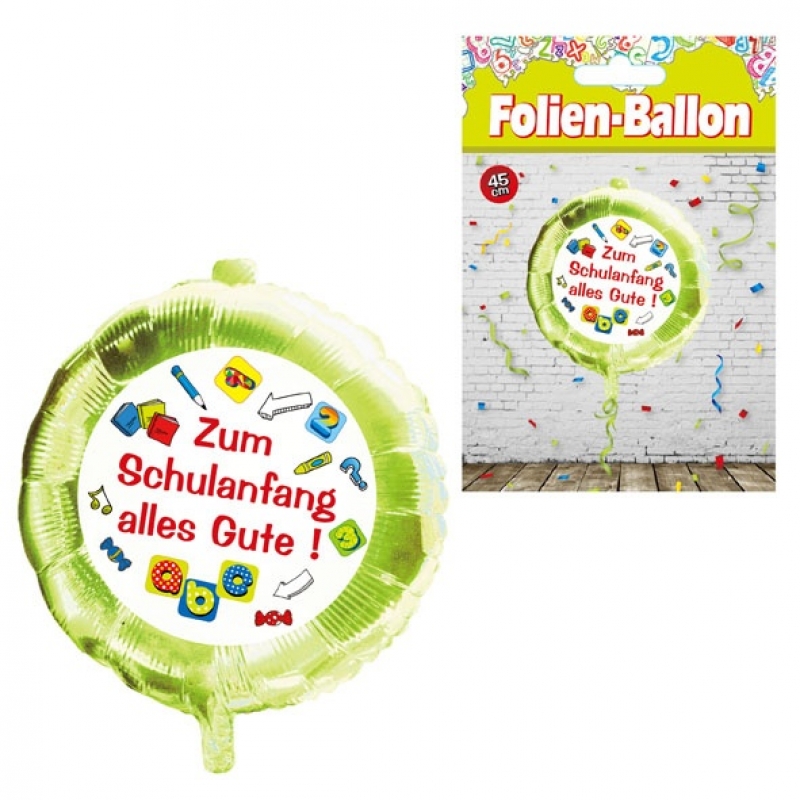 Folien-Ballon "Schulanfang"