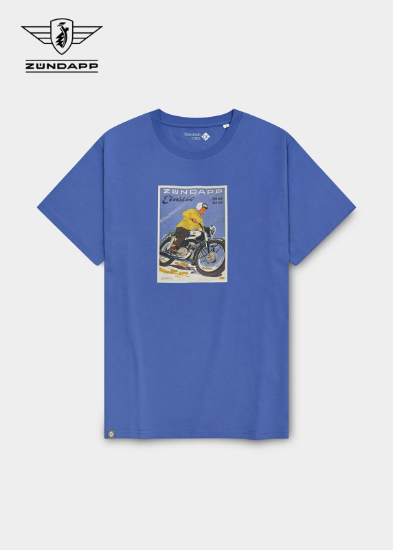 T-Shirt Zündapp Elastic - blau