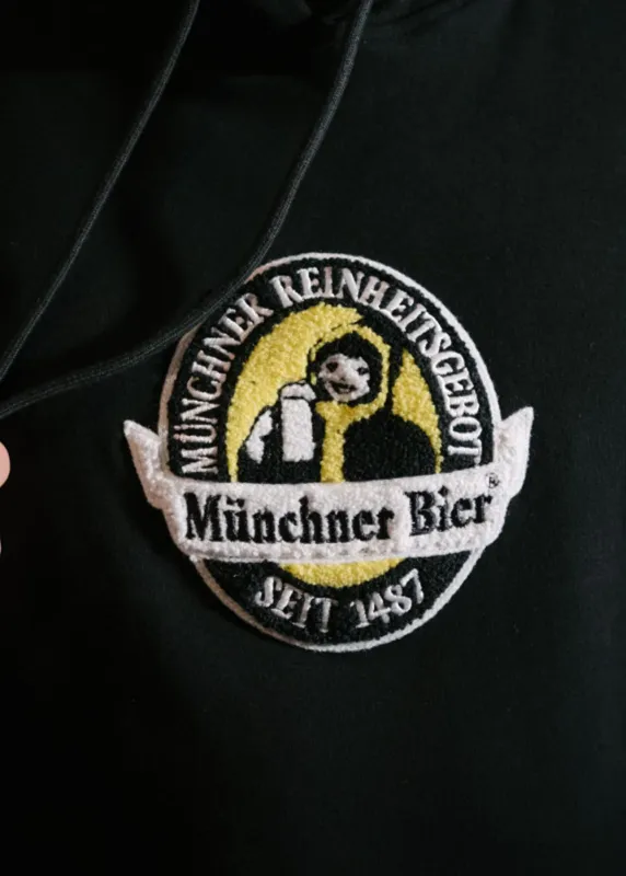 Hoodie "Münchner Bier" - schwarz