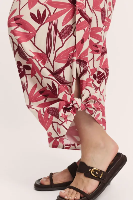 Hose Vickyy aus EcoVero™ Viskose - berry bird