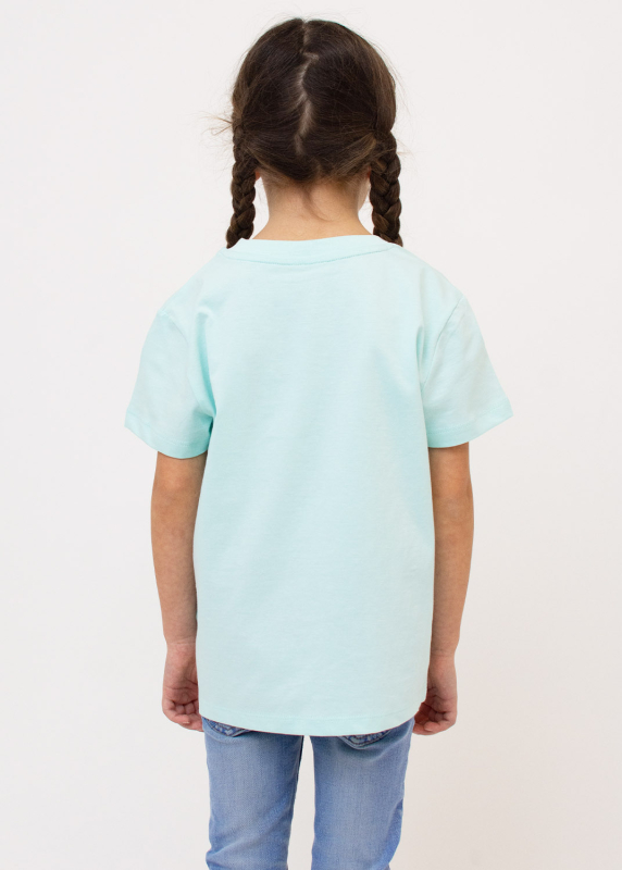 T-Shirt "Dackelexpress" - türkis - Kinder