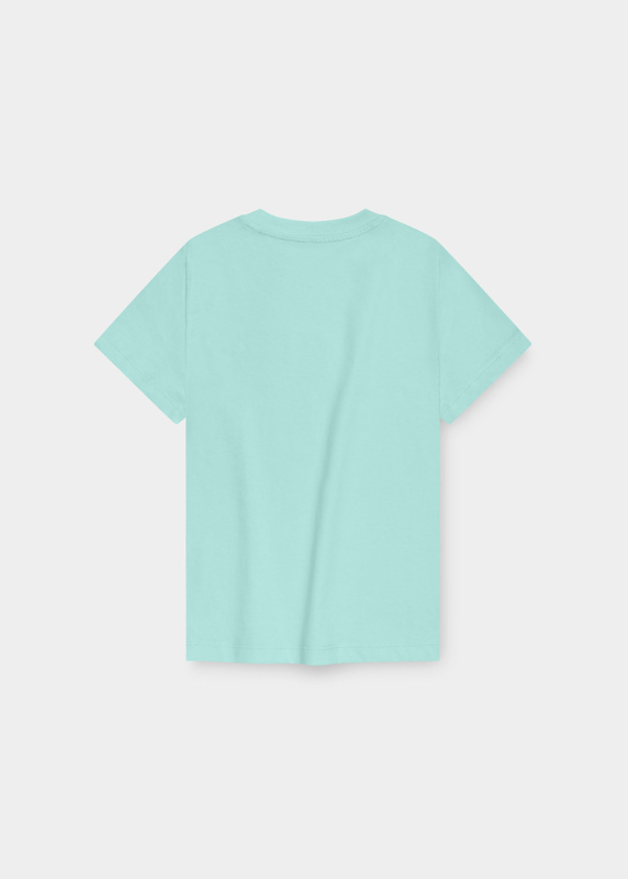 T-Shirt "Dackelexpress" - türkis - Kinder