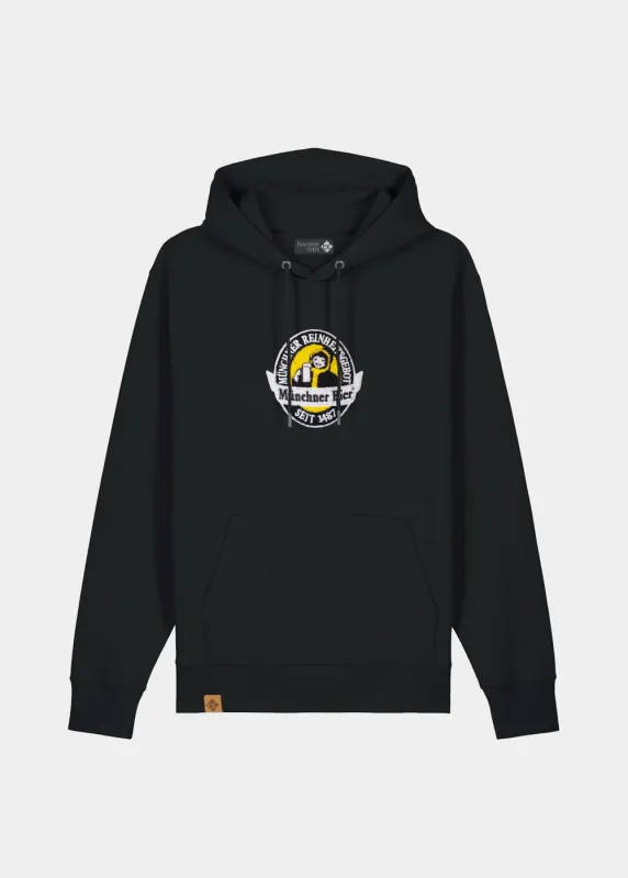 Hoodie "Münchner Bier" - schwarz