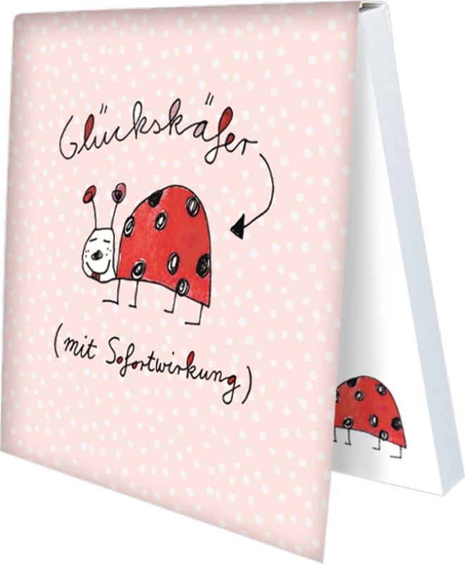 Klebezettel - Glückskäfer mit Sofortwirkung