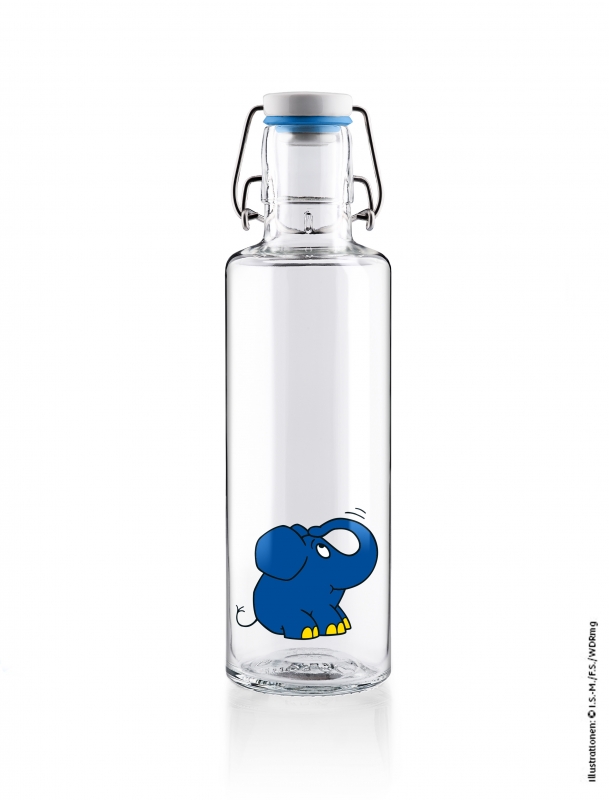 Soulbottle - blauer Elefant 0,6l