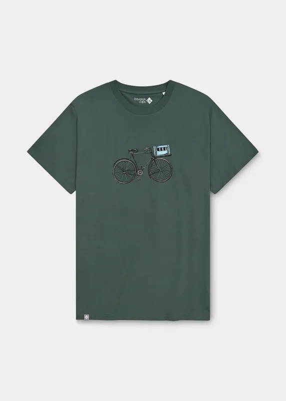 T-Shirt "Expresslieferdienst" - grün