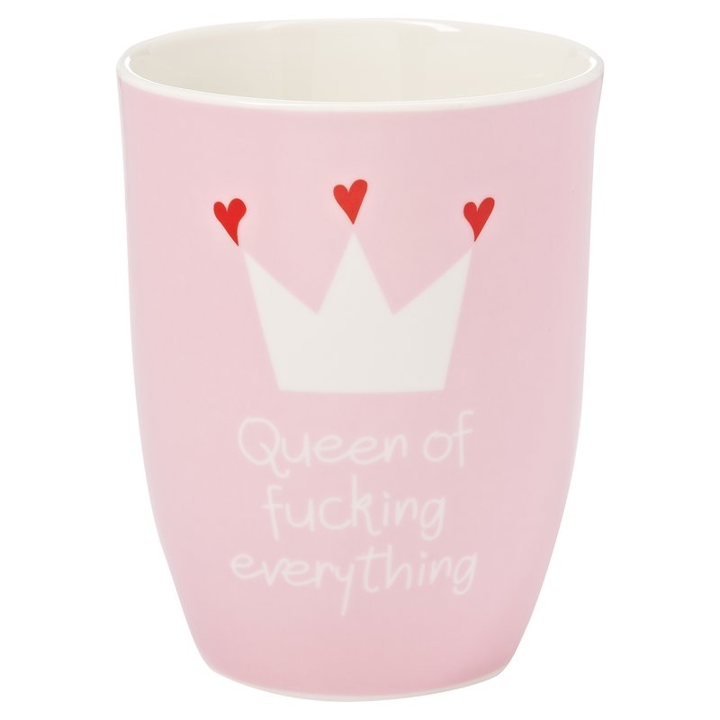 Henkeltasse Queen of fucking everything