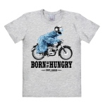 Krümelmonster - Motorrad - Born To Be Hungry - greymelange