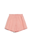 Short - MELORAA STRIPES - hibiscus-off white