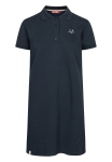 Robbenschnute Damen Polo Kleid -  Navy