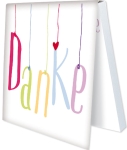 Klebezettel - Danke