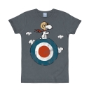 Erwachsene T-Shirt - Snoopy - grey