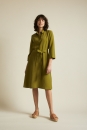 LANIUS - Hemdblusenkleid - olive